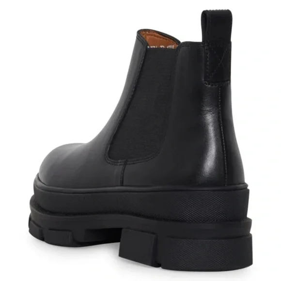 ICHI Women’s Jemma Leather Chelsea Ankle Boot - Picture 4 of 12